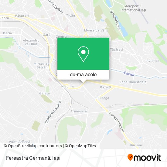 Hartă Fereastra Germană