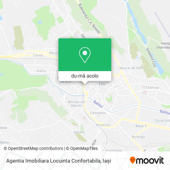Hartă Agentia Imobiliara Locuinta Confortabila