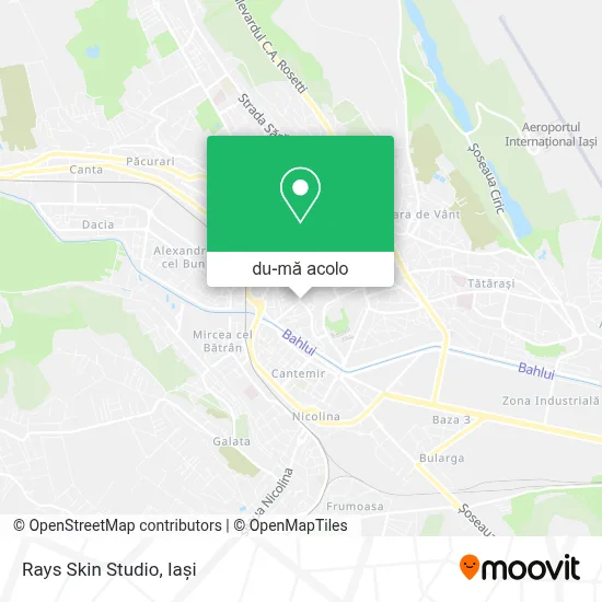 Hartă Rays Skin Studio