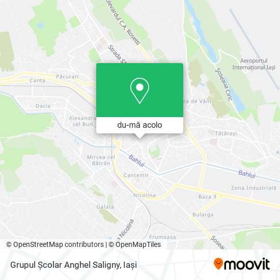 Hartă Grupul Școlar Anghel Saligny