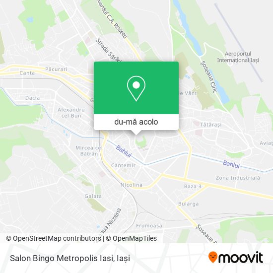 Hartă Salon Bingo Metropolis Iasi