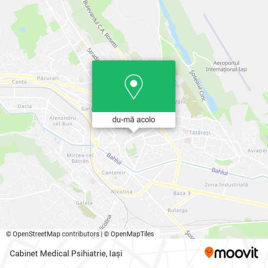 Hartă Cabinet Medical Psihiatrie
