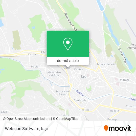 Hartă Webicon Software