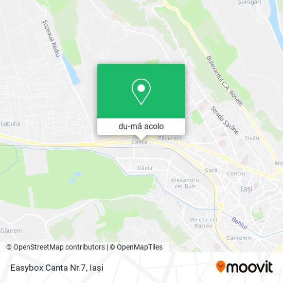 Hartă Easybox Canta Nr.7