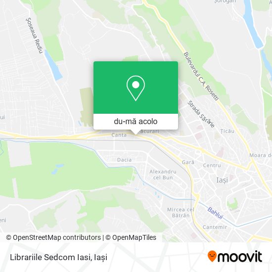 Hartă Librariile Sedcom Iasi