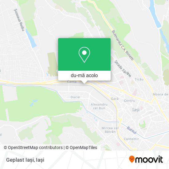Hartă Geplast Iaşi