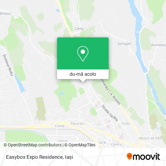 Hartă Easybox Expo Residence