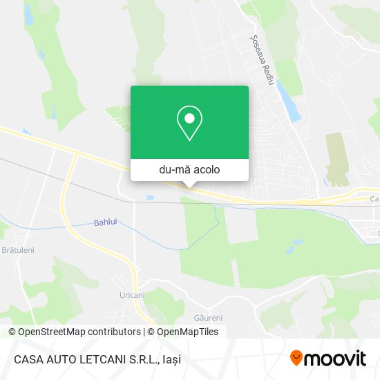 Hartă CASA AUTO LETCANI S.R.L.