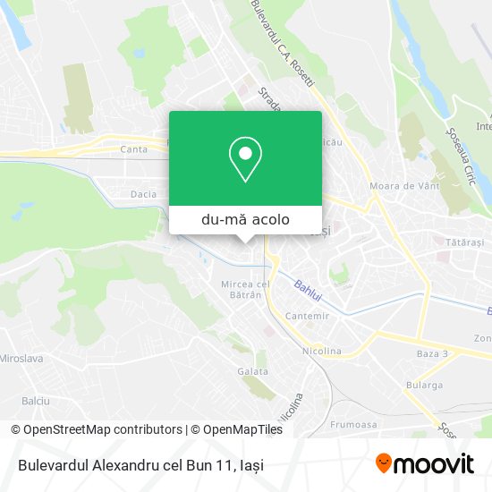 Hartă Bulevardul Alexandru cel Bun 11