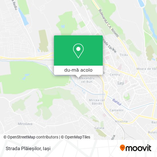 Hartă Strada Plăieșilor