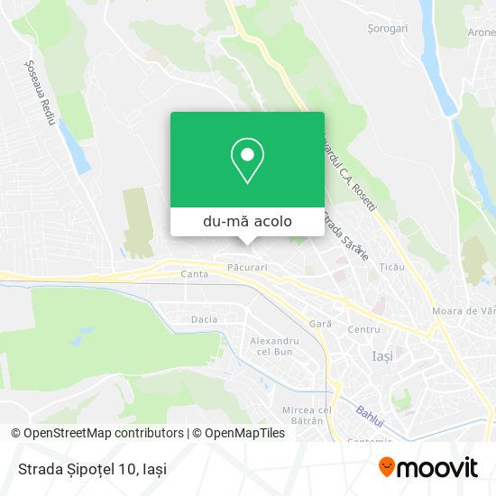 Hartă Strada Șipoțel 10