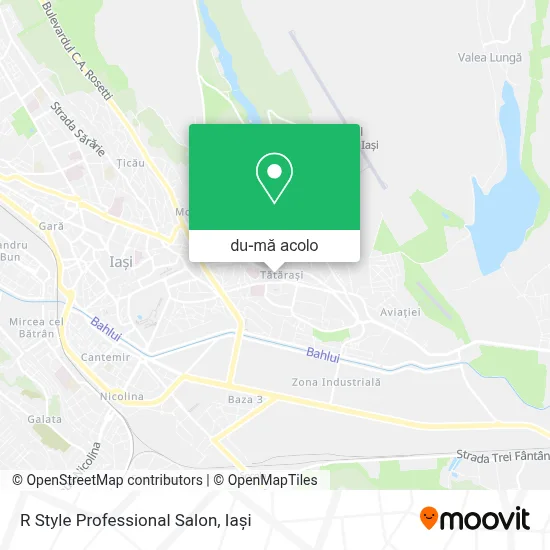 Hartă R Style Professional Salon