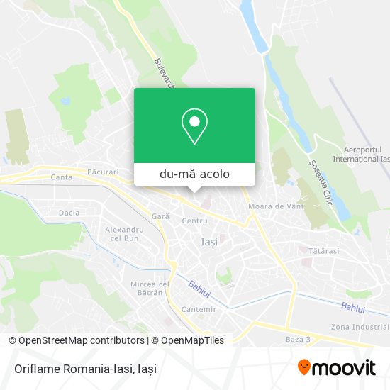 Hartă Oriflame Romania-Iasi