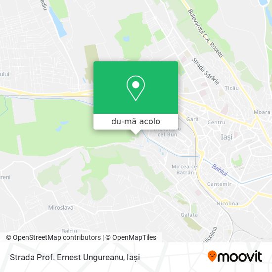 Hartă Strada Prof. Ernest Ungureanu