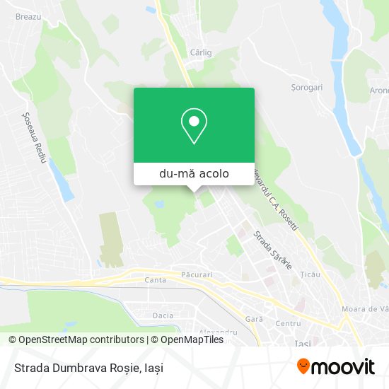 Hartă Strada Dumbrava Roșie