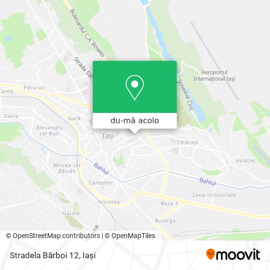 Hartă Stradela Bărboi 12