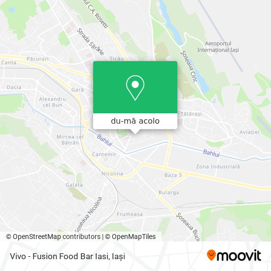 Hartă Vivo - Fusion Food Bar Iasi