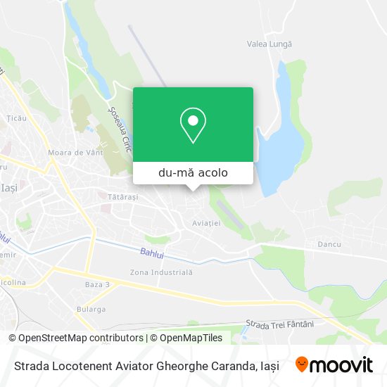 Hartă Strada Locotenent Aviator Gheorghe Caranda