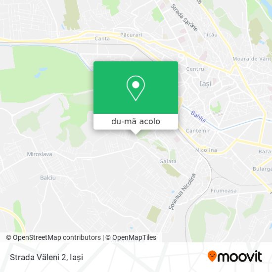 Hartă Strada Văleni 2