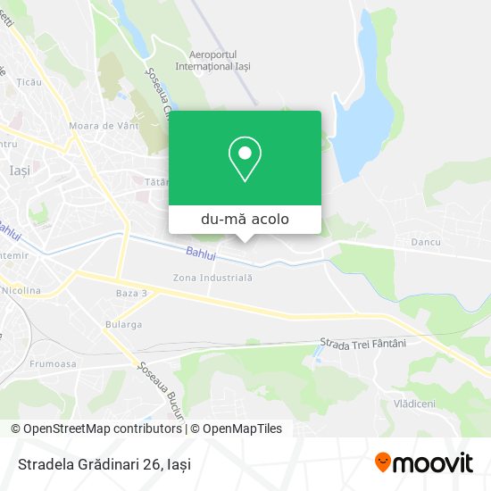 Hartă Stradela Grădinari 26