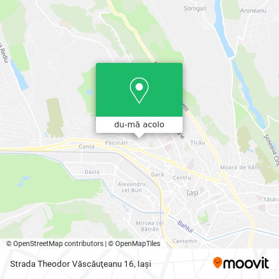 Hartă Strada Theodor Văscăuţeanu 16