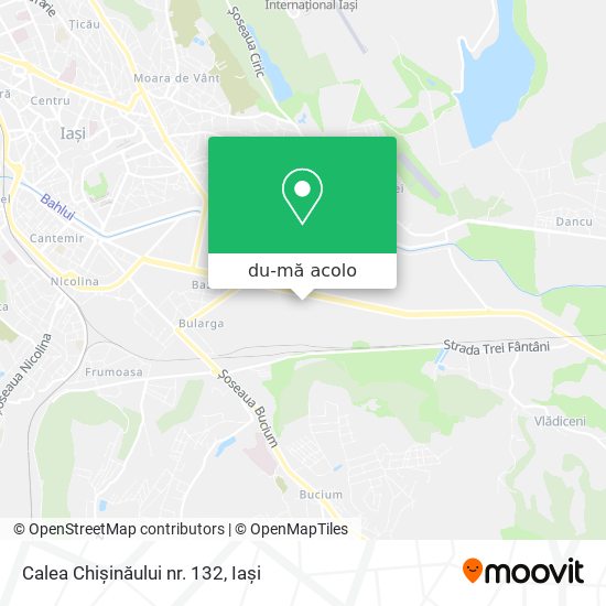 Hartă Calea Chișinăului nr. 132
