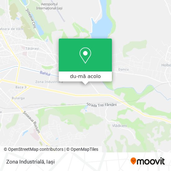 Hartă Zona Industrială