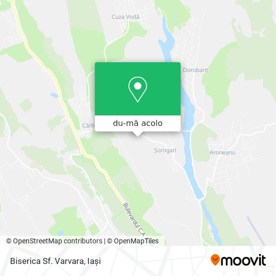 Hartă Biserica Sf. Varvara