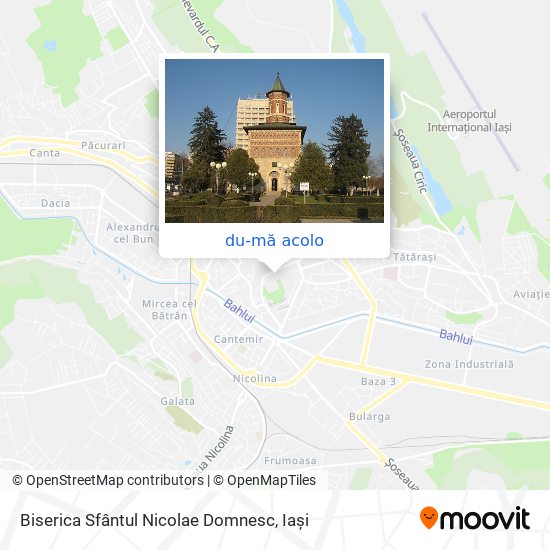 Hartă Biserica Sfântul Nicolae Domnesc