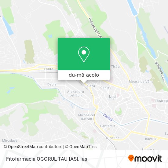 Hartă Fitofarmacia OGORUL TAU IASI