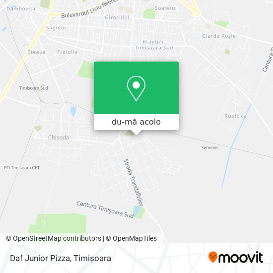 Hartă Daf Junior Pizza