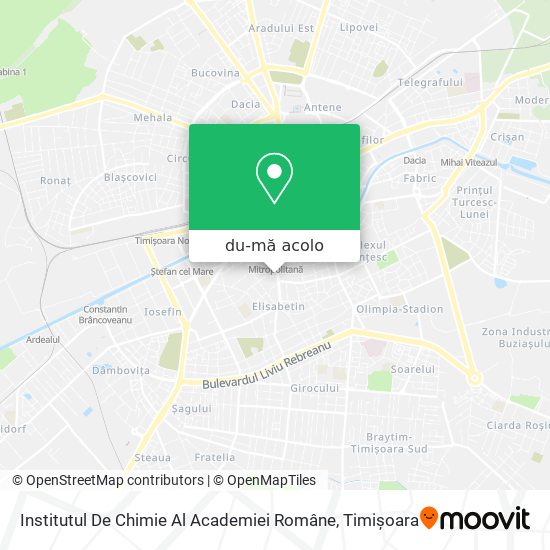 Hartă Institutul De Chimie Al Academiei Române