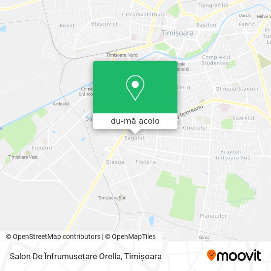 Hartă Salon De Înfrumusețare Orella