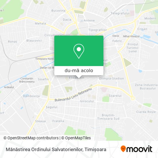Hartă Mănăstirea Ordinului Salvatorienilor