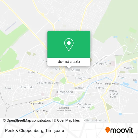 Hartă Peek & Cloppenburg