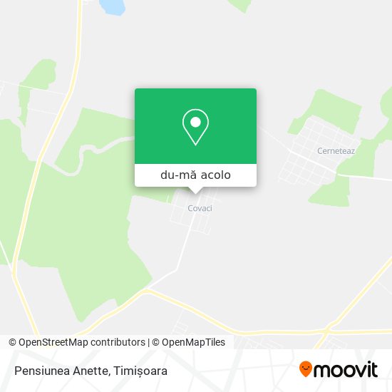 Hartă Pensiunea Anette