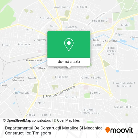 Hartă Departamentul De Construcții Metalice Și Mecanica Construcțiilor