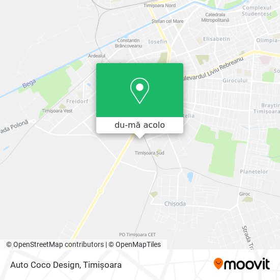 Hartă Auto Coco Design