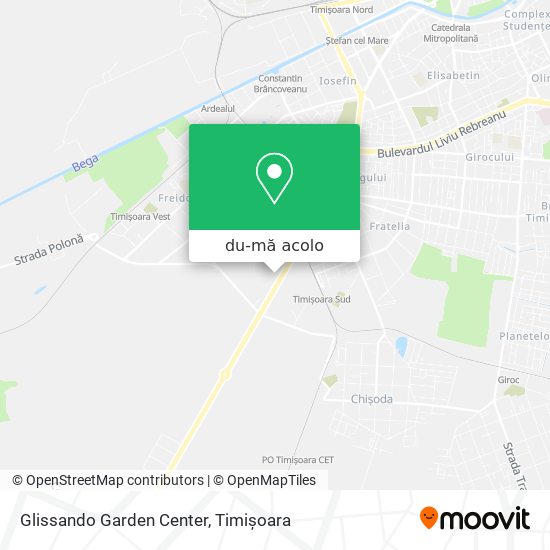Hartă Glissando Garden Center