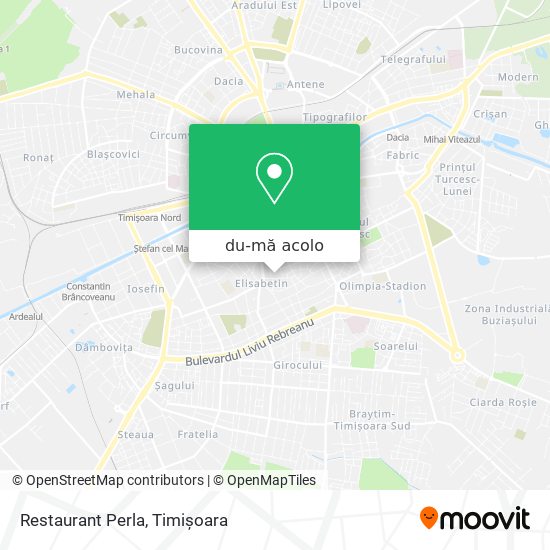 Hartă Restaurant Perla