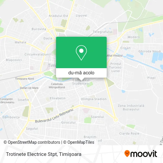 Hartă Trotinete Electrice Stpt