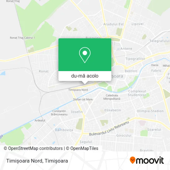 Hartă Timișoara Nord