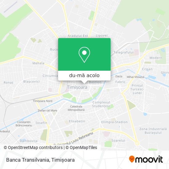 Hartă Banca Transilvania