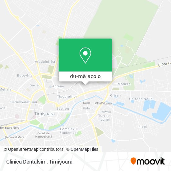 Hartă Clinica Dentalsim