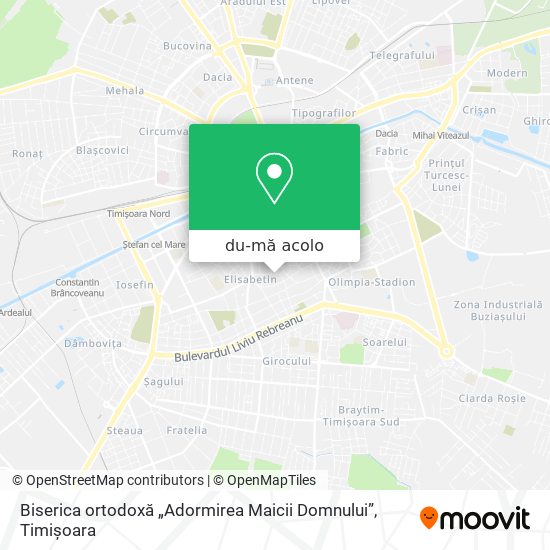 Hartă Biserica ortodoxă „Adormirea Maicii Domnului”