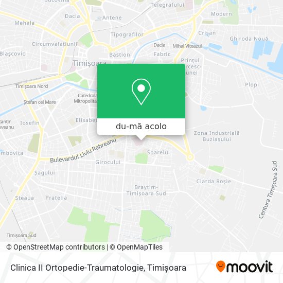 Hartă Clinica II Ortopedie-Traumatologie