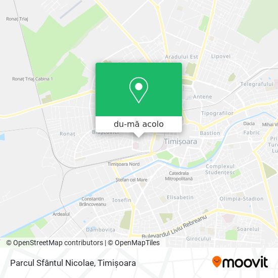 Hartă Parcul Sfântul Nicolae