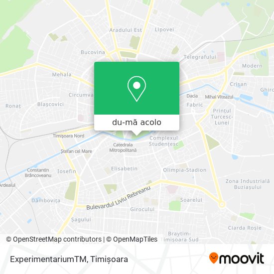 Hartă ExperimentariumTM