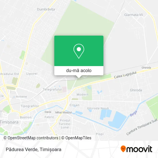 Hartă Pădurea Verde