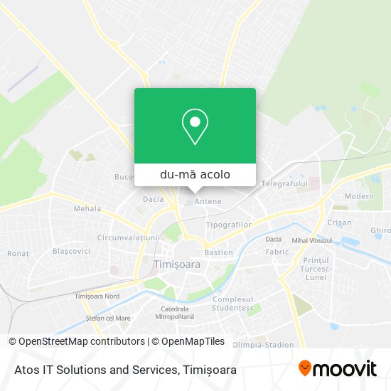 Hartă Atos IT Solutions and Services
